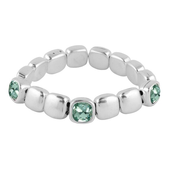 Серебряный браслет женский с кристаллами Сваровски Ciclon Amorios, Размер (мм): 145