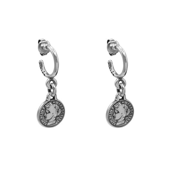 Серебряные серьги женские Ciclon France