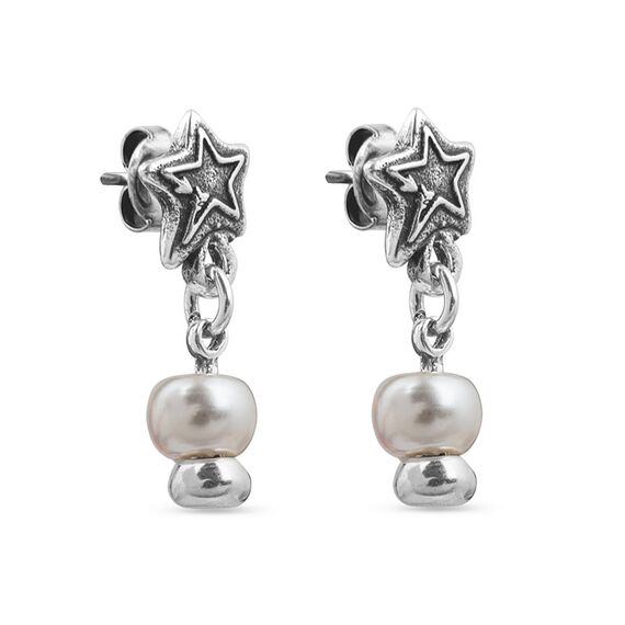 Серебряные серьги с муранским стеклом Ciclon Flella