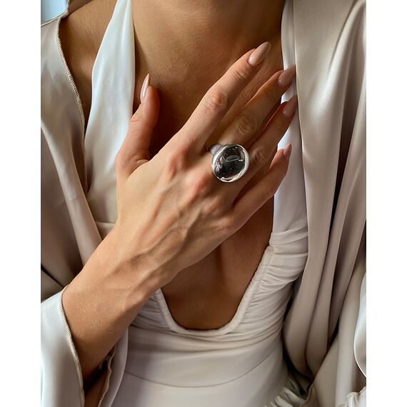 Cеребряное кольцо женское Ciclon Aurea, Размер (мм): 17, изображение 2