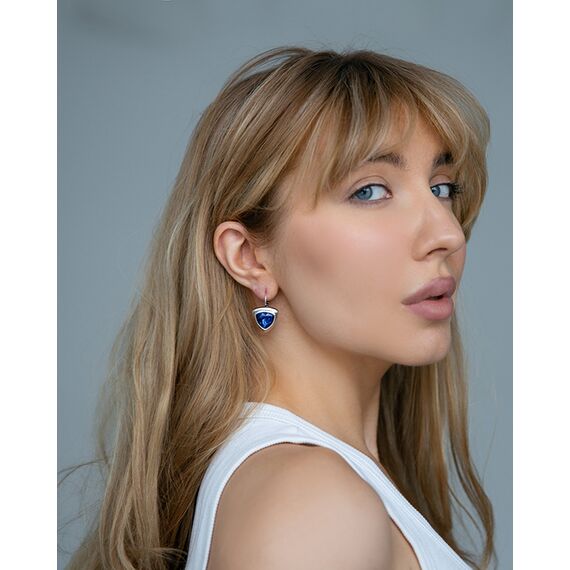 Серебряные серьги женские Ciclon Genesis, изображение 2