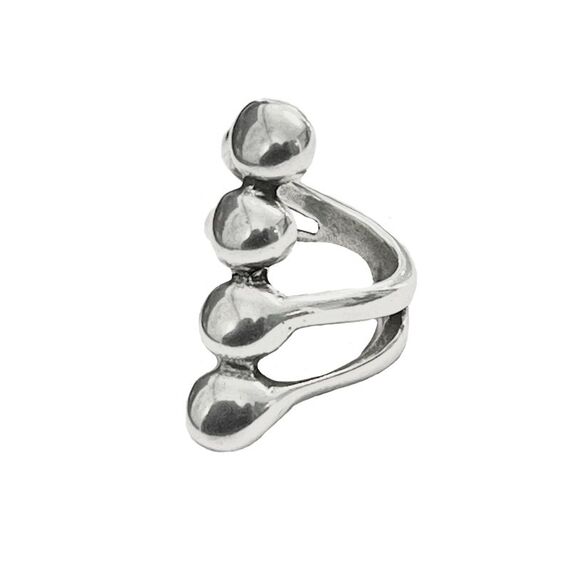 Cеребряное кольцо женское Ciclon Liquid, Размер (мм): 16,5