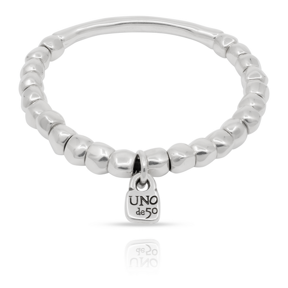 Серебряный браслет на руку из бусин Путешествие UNOde50 Journey, Размер (мм): 195, изображение 2