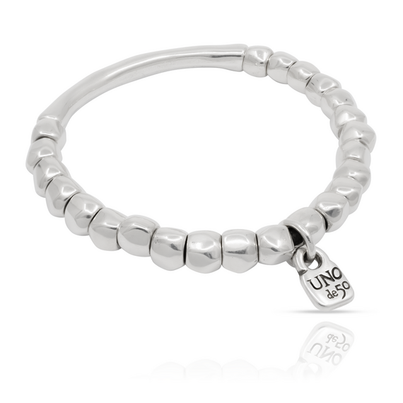 Серебряный браслет на руку из бусин Путешествие UNOde50 Journey, Размер (мм): 195, изображение 3
