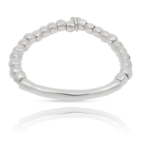 Серебряный браслет на руку из бусин Путешествие UNOde50 Journey, Размер (мм): 195, изображение 4