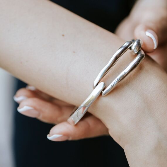 Жесткий браслет с серебром Связанный UNOde50 Tied, Размер (мм): 165, изображение 4