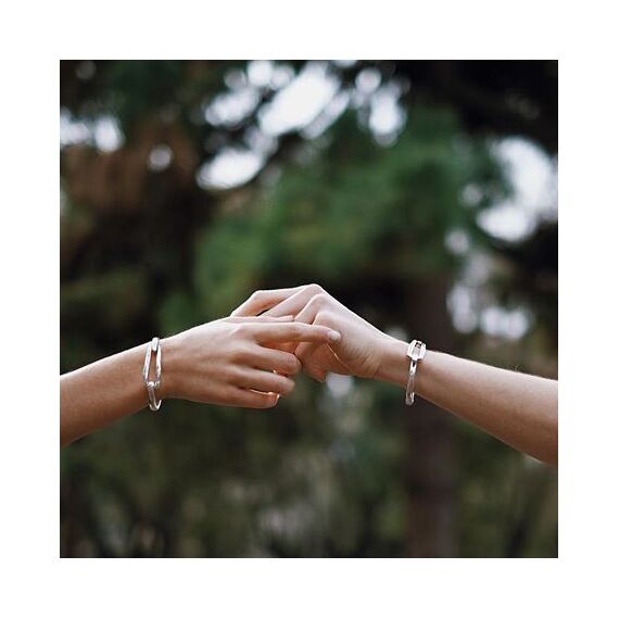 Жесткий браслет с серебром Связанный UNOde50 Tied, Размер (мм): 195, изображение 2