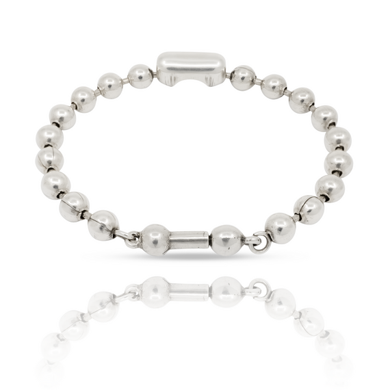 Женский браслет с серебром из сферических бусин UNOde50 Pick 1, Размер (мм): 175