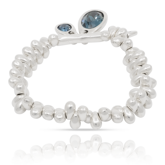 Серебряный браслет с кристаллами Сваровски Затмение UNOde50 Eclipse, изображение 3