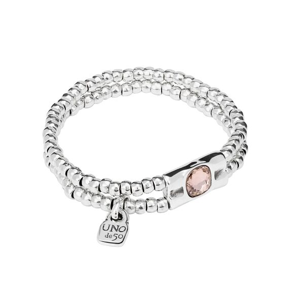 Серебряный браслет женский из бусин UNOde50 Bossy, Размер (мм): 155