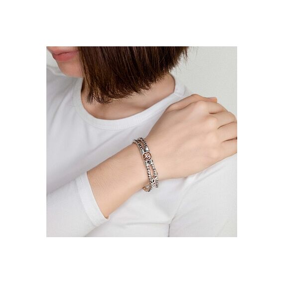 Серебряный браслет женский из бусин UNOde50 Bossy, Размер (мм): 155, изображение 2