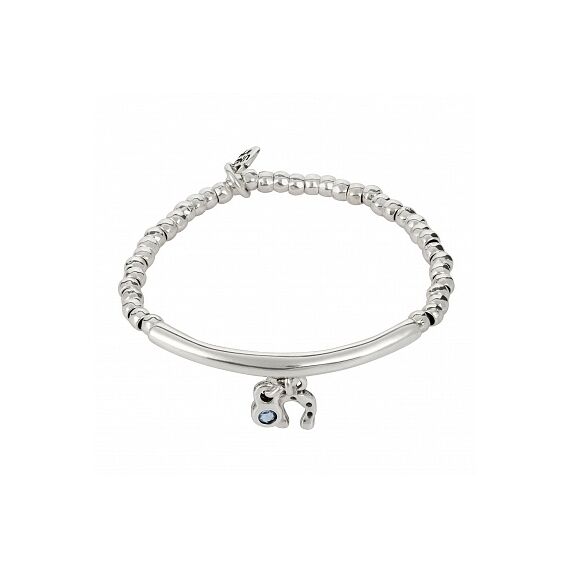 Серебряный браслет на руку из бусин с подвесками UNOde50 Riding, Размер (мм): 165