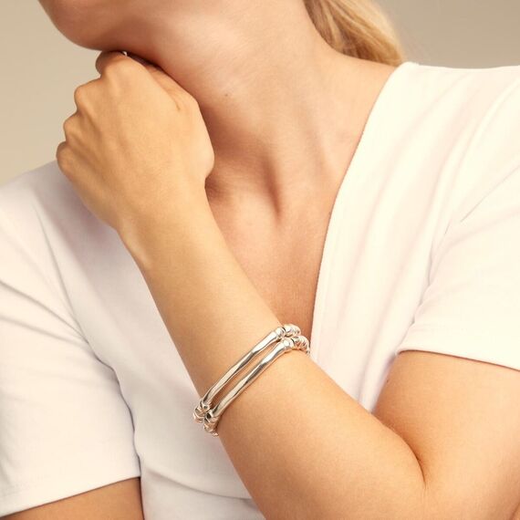 Серебряный браслет многослойный Тандем UNOde50 Tandem, Размер (мм): 155, изображение 5