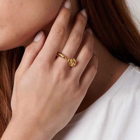 Золотое кольцо женское Гвоздик UnoDe50 Nail, Размер (мм): 16,3-16,7, изображение 2