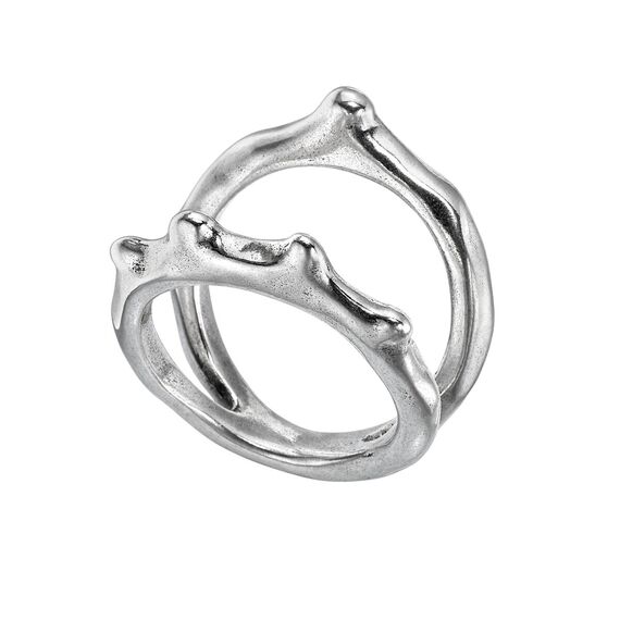 Кольцо Wakame, серебряное