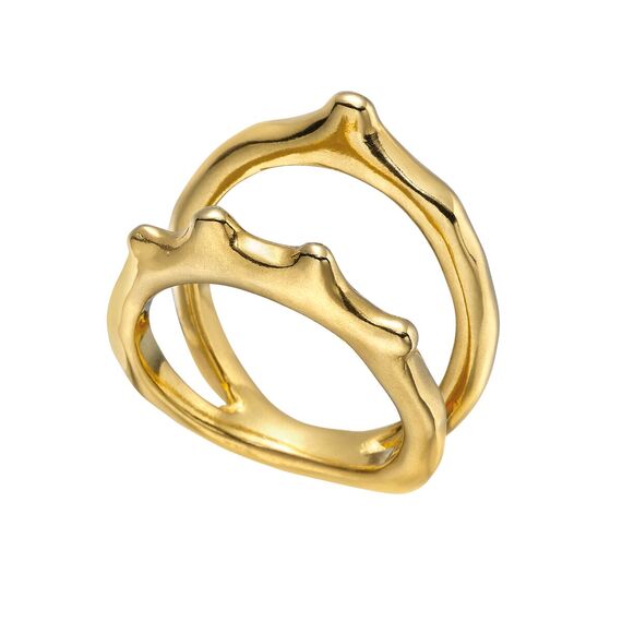 Кольцо Wakame, золотое