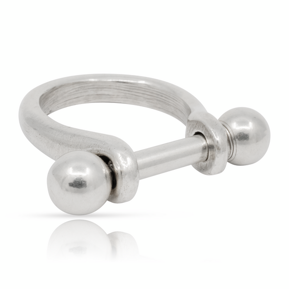 Серебряное кольцо женское с шарами Основа UNOde50 Pick 1, Размер (мм): 15,3-15,7, изображение 3