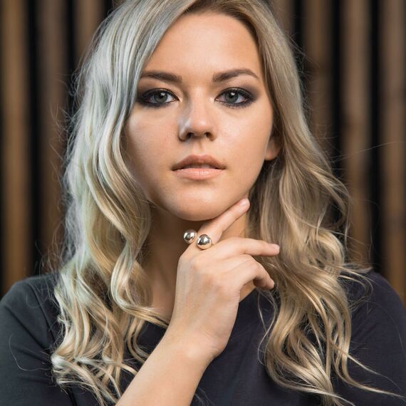 Серебряное кольцо женское Дзен UNOde50 Zen, Размер (мм): 16,3-16,7, изображение 6