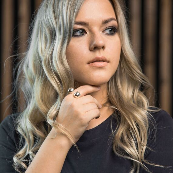 Серебряное кольцо женское Дзен UNOde50 Zen, Размер (мм): 18,3-18,7, изображение 7