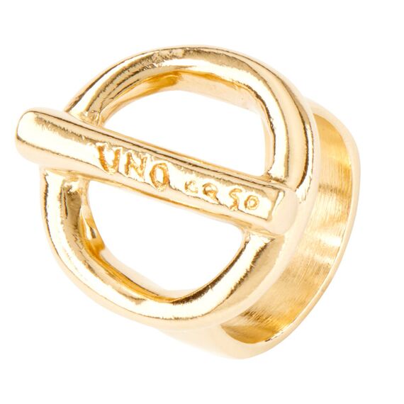 Золотое кольцо женское UNOde50 On / Off, Размер (мм): 18,3-18,7, изображение 3