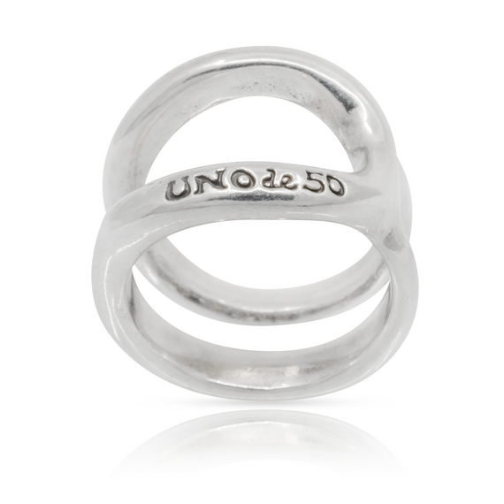 Серебряное кольцо женское Кратчайший путь UNOde50 Shortcut, Размер (мм): 17,3-17,7, изображение 3