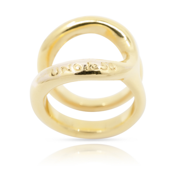 Золотое кольцо женское Кратчайший путь UNOde50 Shortcut, Размер (мм): 19,1-19,5, изображение 3