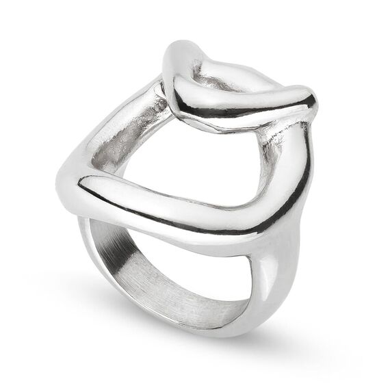 Серебряное кольцо женское широкое UNOde50 Game of 3, Размер (мм): 155