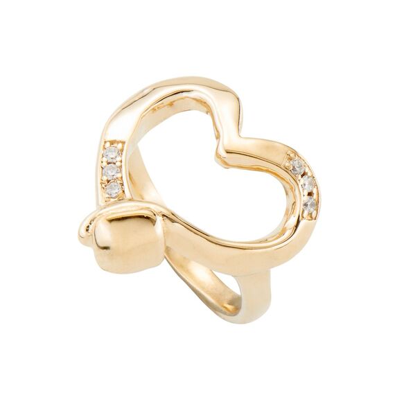 Кольцо Straight to the Heart с золотом