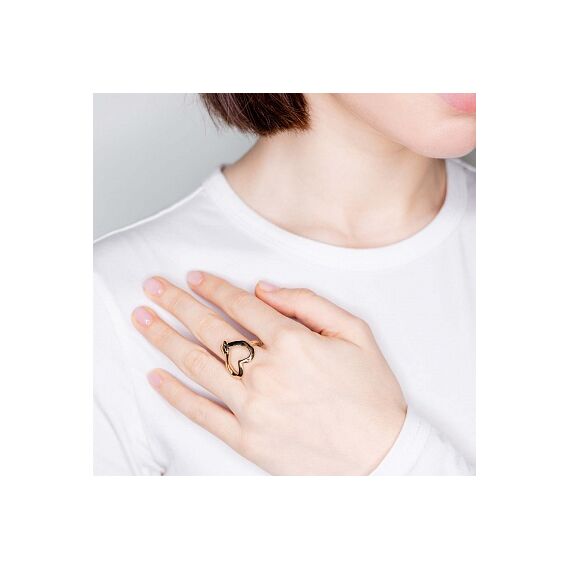 Кольцо Straight to the Heart с золотом, изображение 2