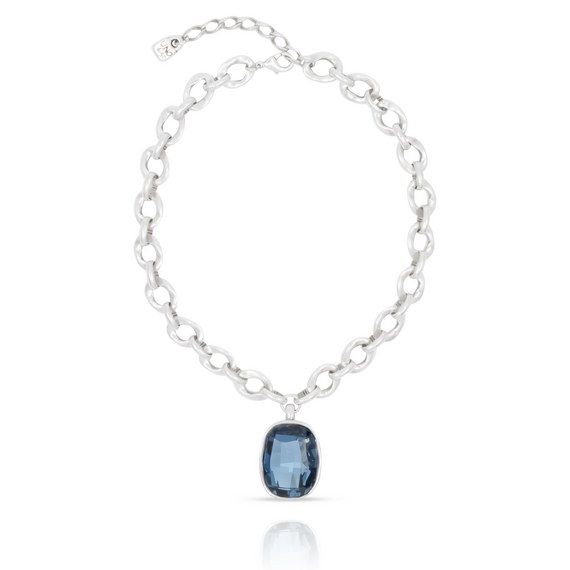 Серебряное ожерелье с кристаллом Сваровски Зажигать UNOde50 Light it up