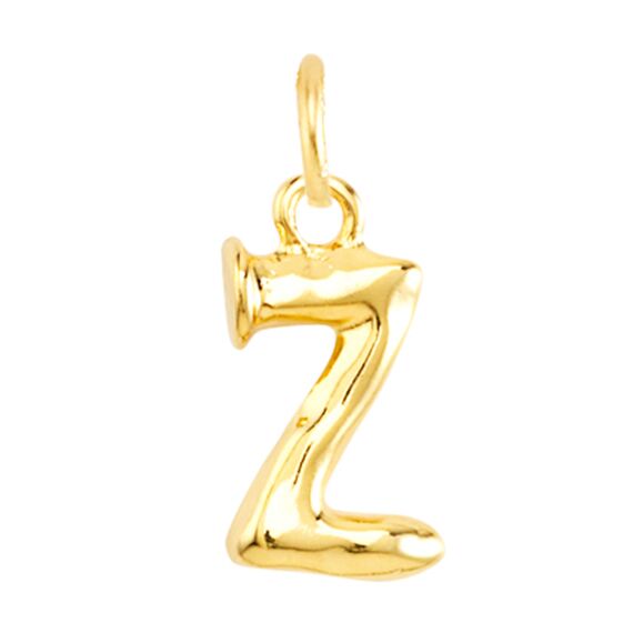 Золотая подвеска женская на цепочку Z малая UNOde50