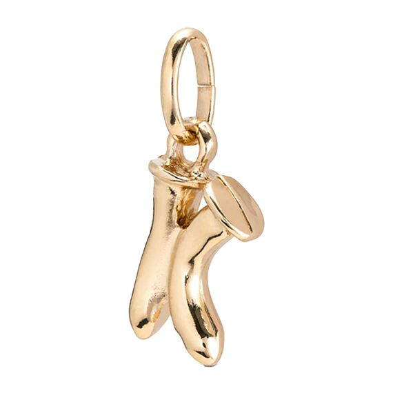 Золотая подвеска на цепочку Буква K малая UNOde50, изображение 2