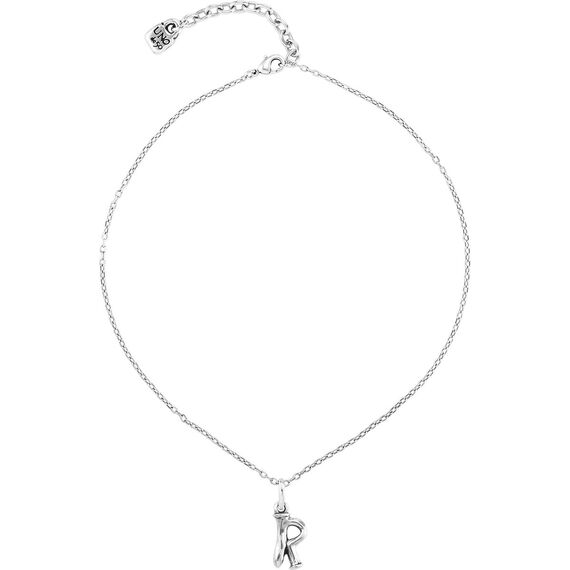 Серебряная подвеска на цепочку Буква R малая UNOde50, изображение 2