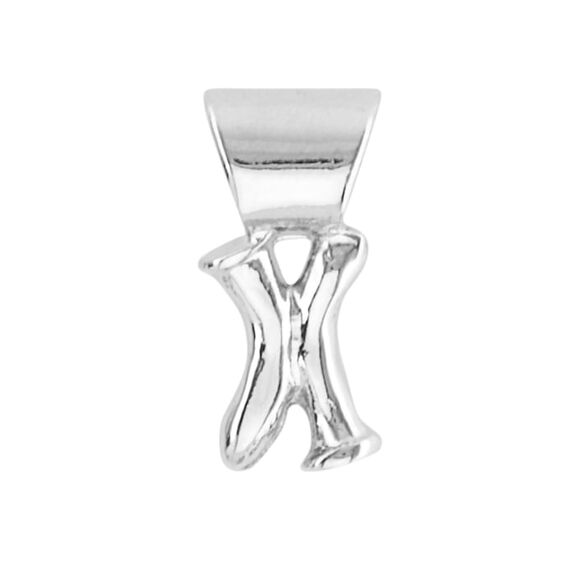 Серебряная подвеска на браслет или цепочку UNOde50 My X