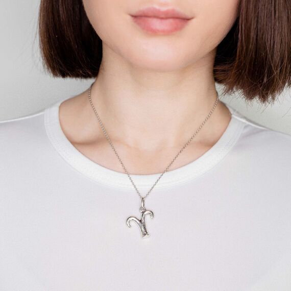 Серебряная подвеска знак зодиака Овен UNOde50 Aries, изображение 3