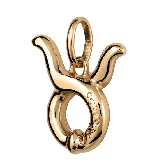 Золотая подвеска знак зодиака Телец UNOde50 Taurus, изображение 2