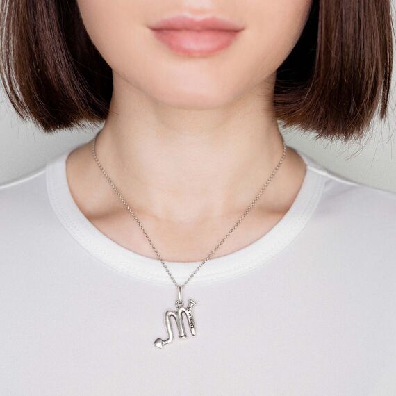 Серебряная подвеска знак зодиака Скорпион UNOde50 Scorpio, изображение 3