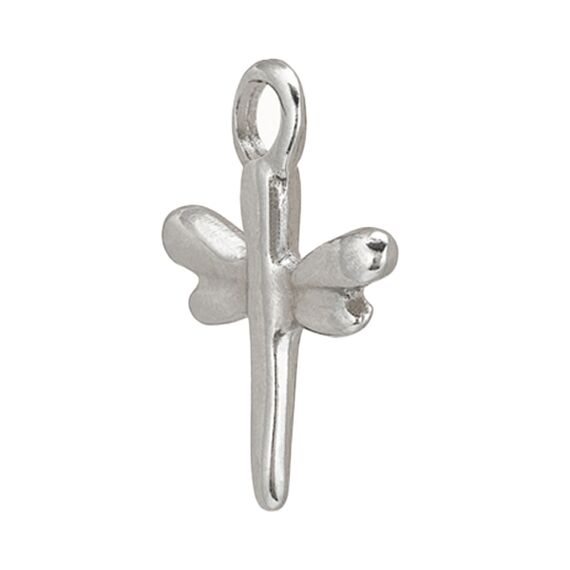 Серебряная подвеска для пирсинга Стрекоза UNOde50 Fly high, изображение 2