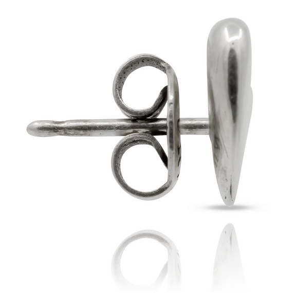 Серебряная моносерьга для пирсинга Мое сердце UNOde50 Full Hart, изображение 4