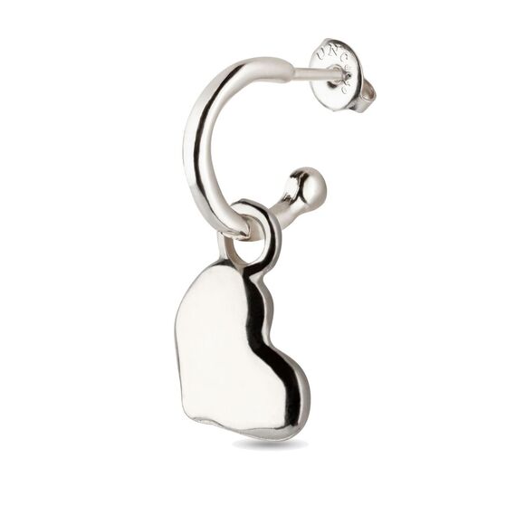 Серебряная подвеска женская для пирсинга Сердце UNOde50 Full Hart, изображение 4