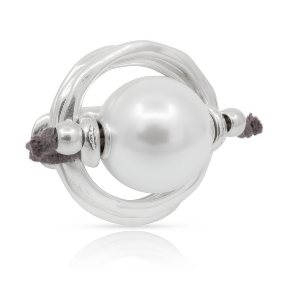 Серебряное кольцо женское Жемчужина мудрости UNOde50 Woow, Размер (мм): 17,3-17,7, изображение 3