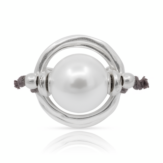 Серебряное кольцо женское Жемчужина мудрости UNOde50 Woow, Размер (мм): 17,3-17,7, изображение 4