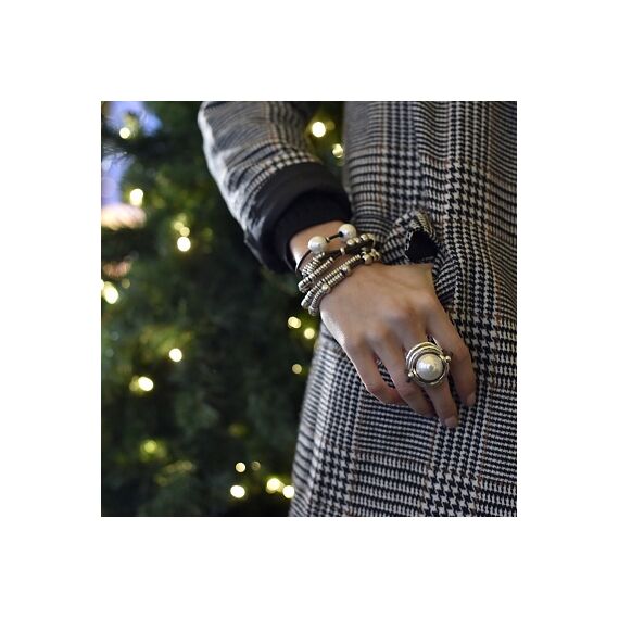 Серебряное кольцо женское Жемчужина мудрости UNOde50 Woow, Размер (мм): 17,3-17,7, изображение 8