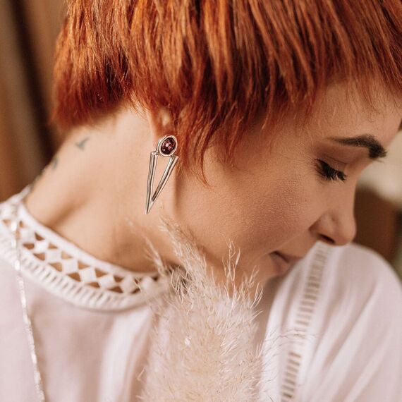 Серебряные серьги женские UNOde50 My Way, изображение 2