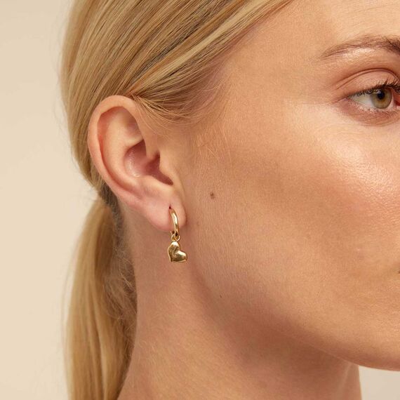 Золотая моносерьга-основа для пирсинга Обруч UNOde50 Hula Hoop, изображение 8