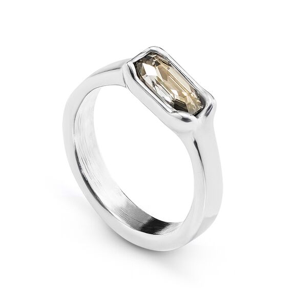 Серебряное кольцо с кристаллом Сваровски Кобра UNOde50 Cobra, Размер (мм): 16,3-16,7