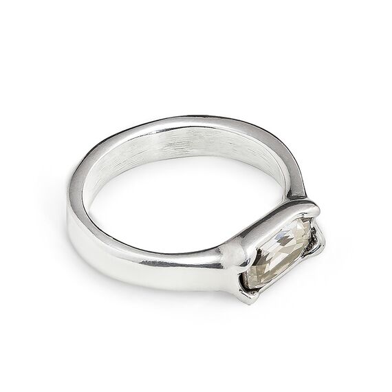 Серебряное кольцо с кристаллом Сваровски Кобра UNOde50 Cobra, Размер (мм): 17,3-17,7, изображение 2