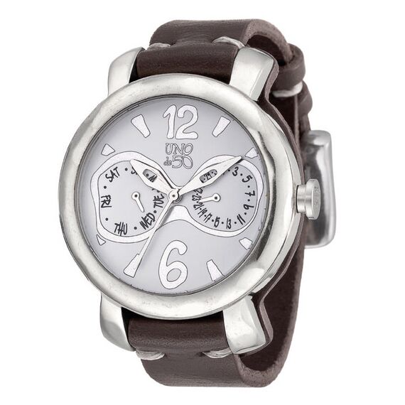 Часы мужские наручные с серебром Догоним UNOde50 Quedamos