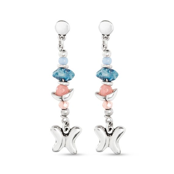 Серебряные серьги женские с муранским стеклом UNOde50 Metamorphosis