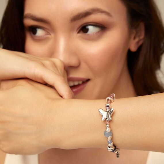 Серебряный браслет женский с муранским стеклом UNOde50 Metamorphosis, изображение 4